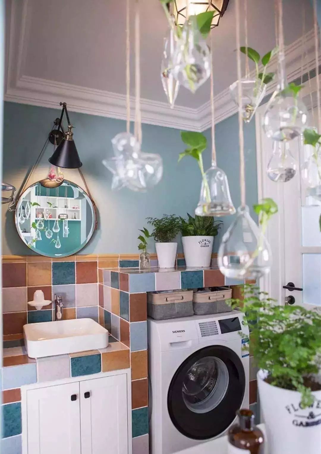 阳台有洗衣柜洗衣机电源怎么布置,阳台装修哪些细节要知道