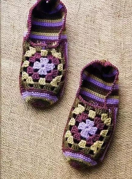 毛线拖鞋钩针方法视频教程全集,钩拖鞋能不能用4.0的钩针