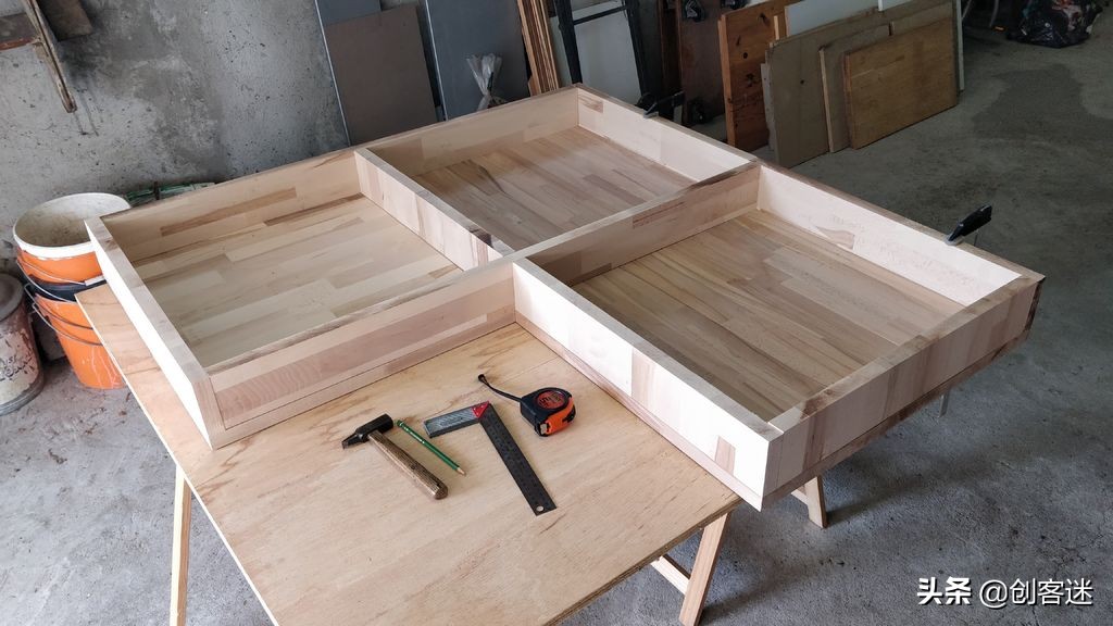 自己动手做一个节省空间的电脑桌,自制内藏电脑桌最全教程