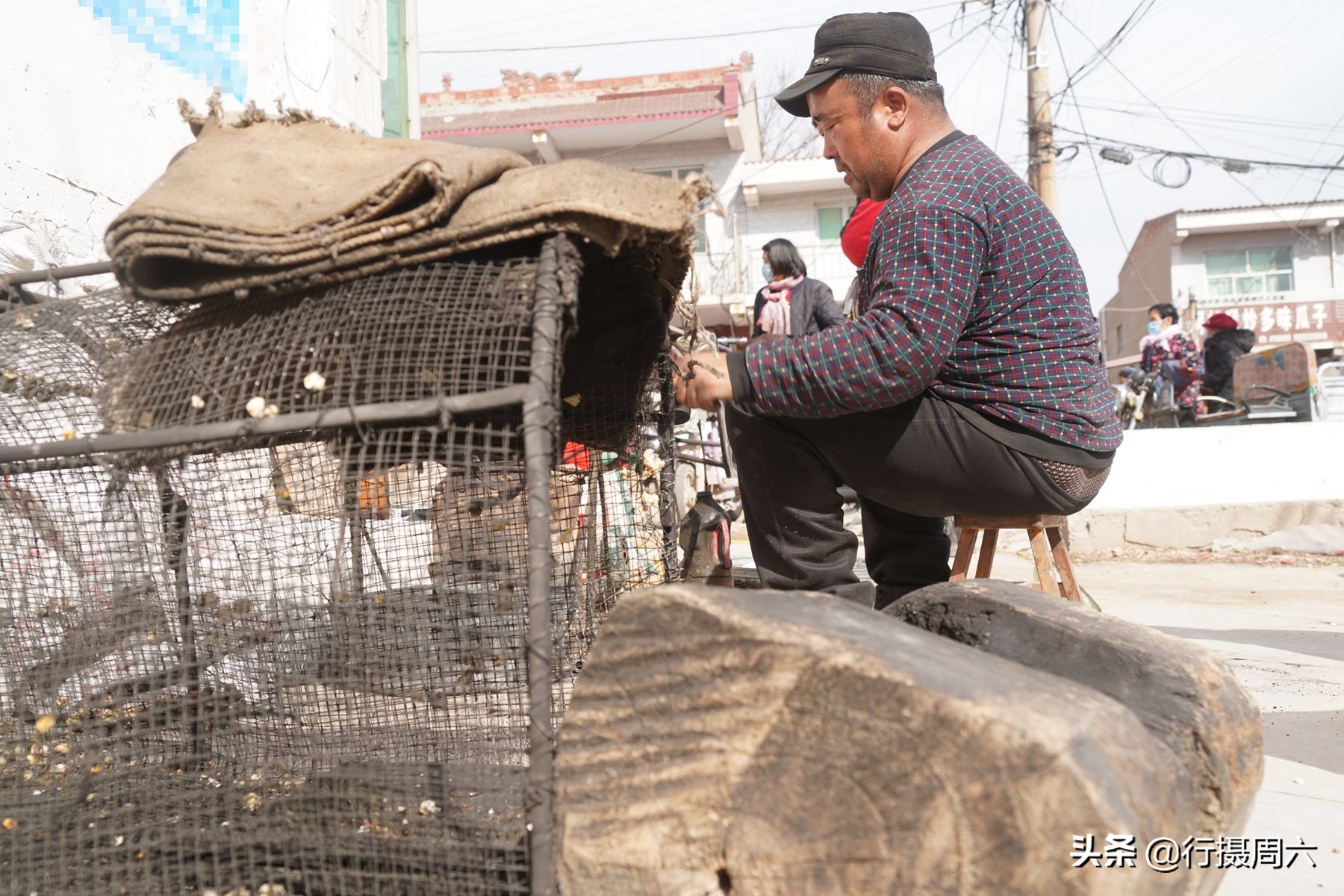 农村新型全自动爆米花机,纯手工打造老式爆米花机