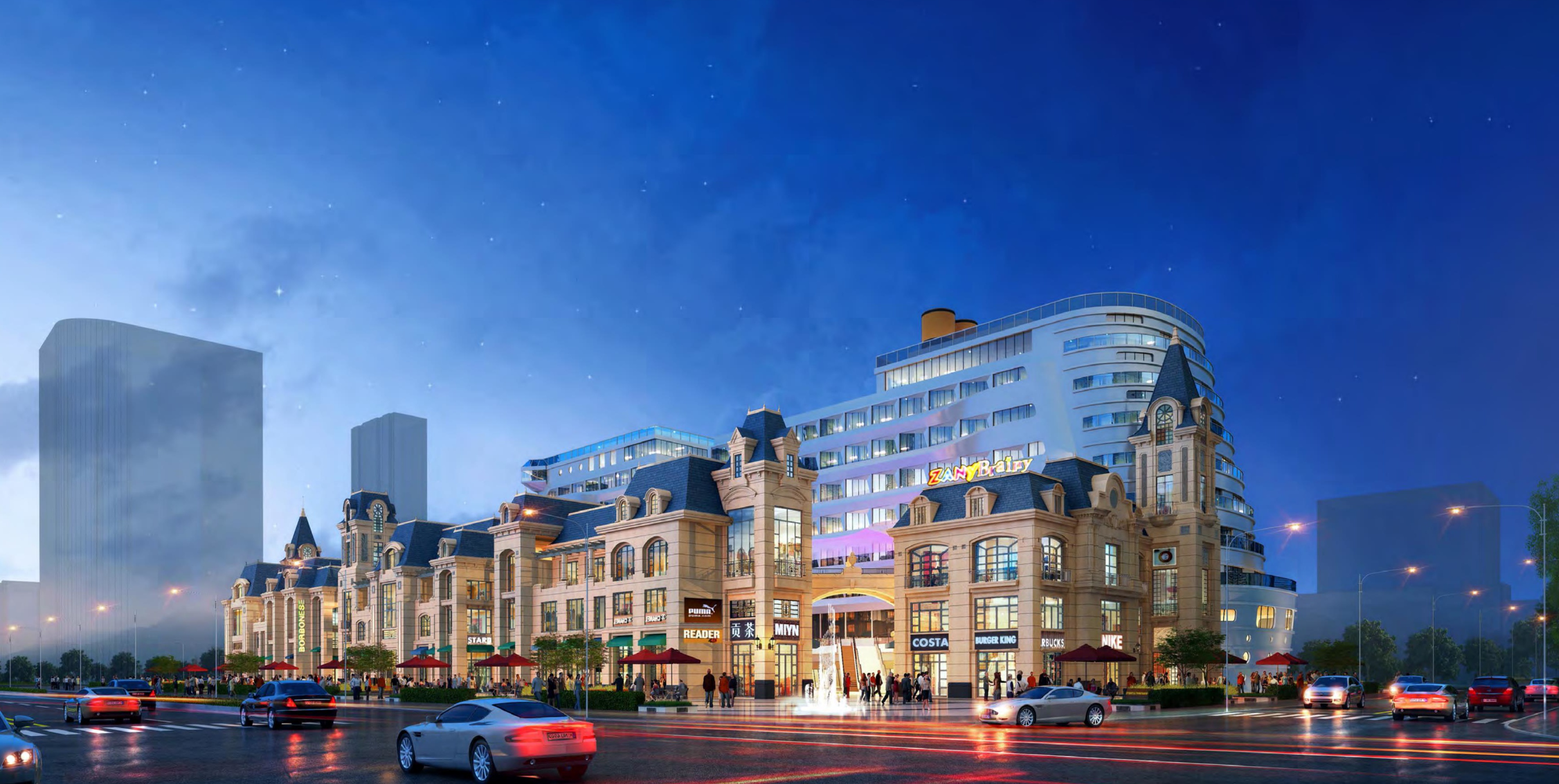 大宸设计：商住综合体设计·灵山龙胤城·昊成新天地