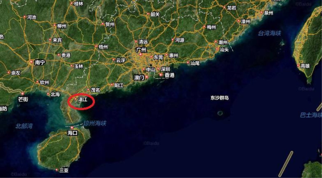 湛江五条高铁规划图,湛江未来5条高铁规划