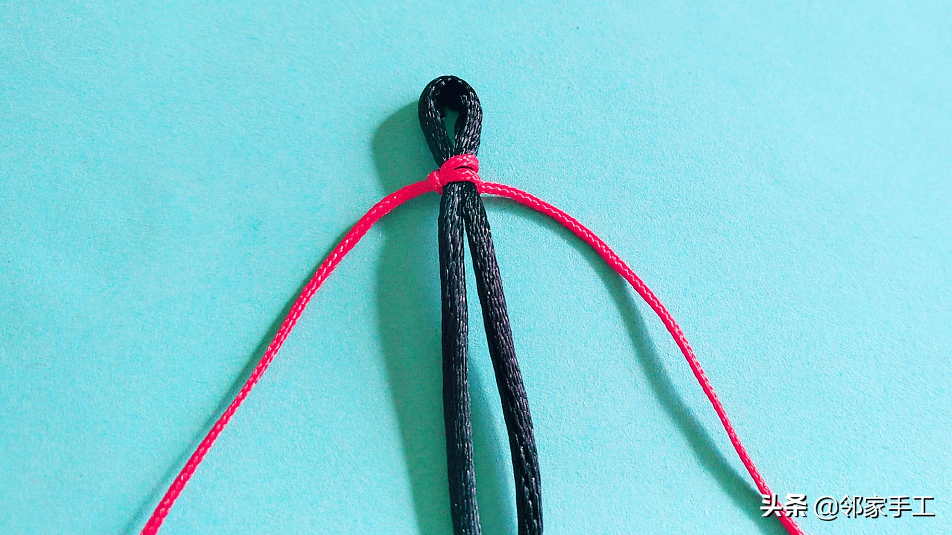 素圈加转运珠红绳手链编织,红绳手链100种编织教程完整视频