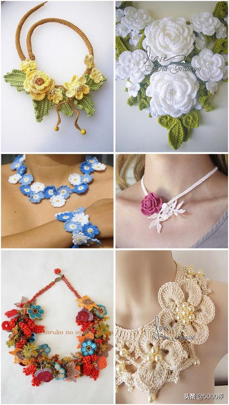 钩织饰品小星星,精品小饰品钩织