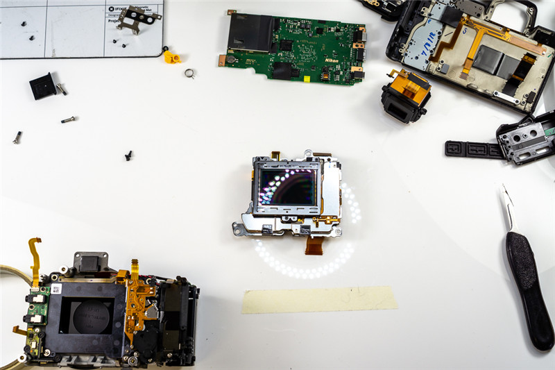 拆解维修泡过水的尼康z7相机,尼康z7拆机版是什么