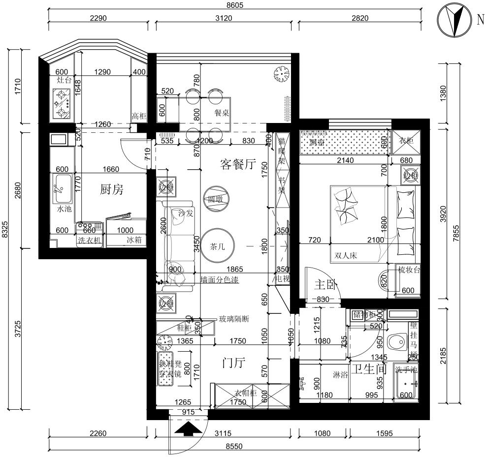 这家的电视柜既能收纳,也是喵星人乐园