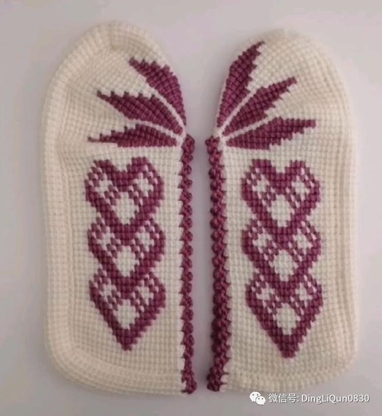 波西米亚风手工编织鞋子,针织作品50款