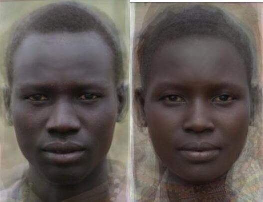 「世界人类图鉴」人类的摇篮:撒哈拉以南非洲居民的平均脸