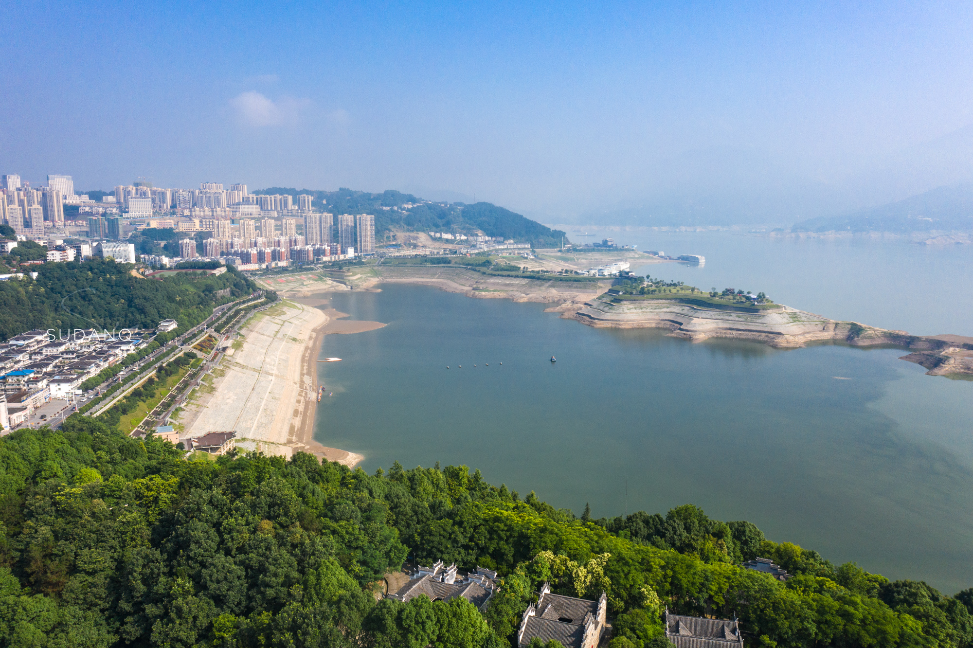 三峡大坝风景如画的地方,美丽壮观的三峡大坝及其周边风景