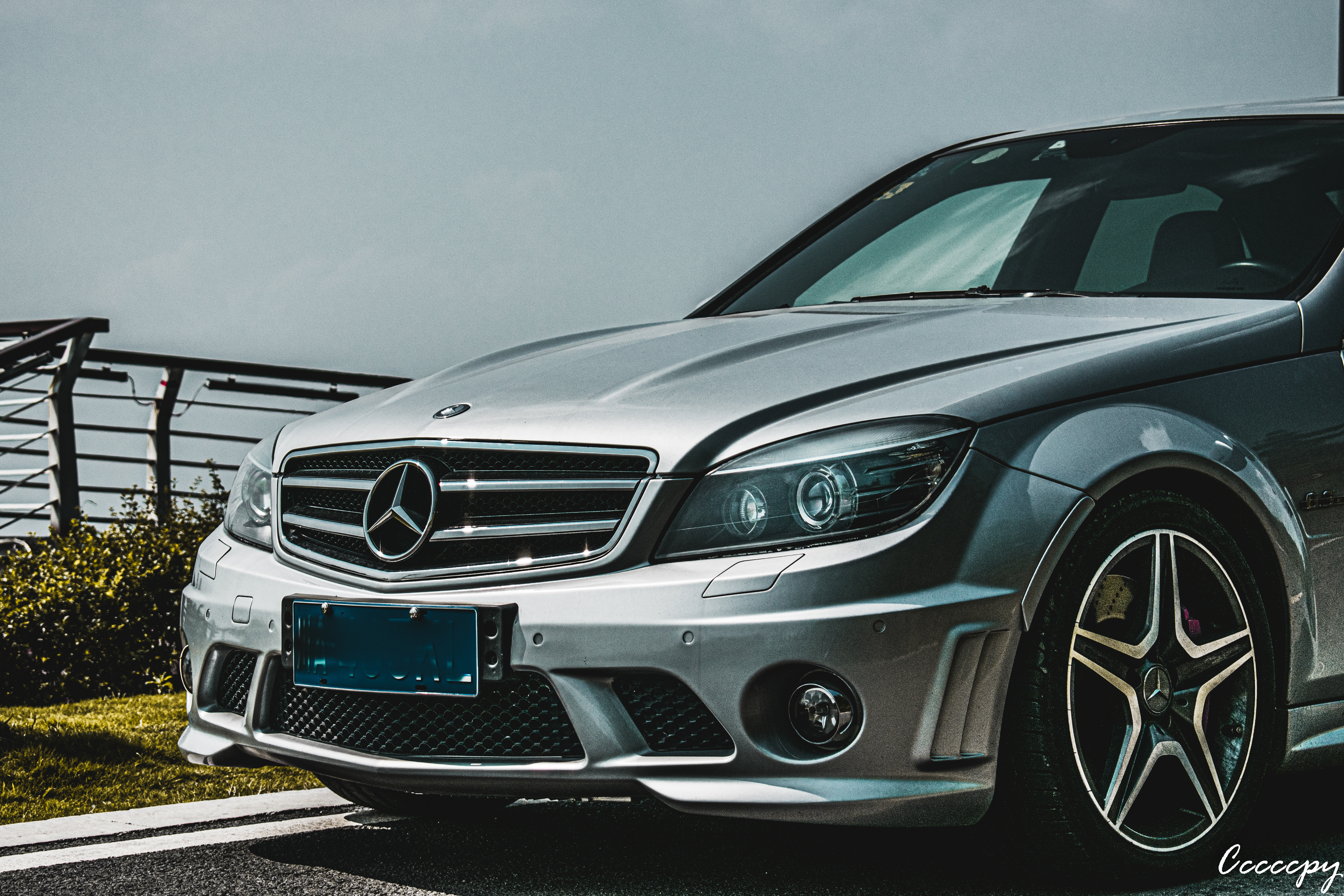 奔驰amgc63双门走街声浪,38号试驾奔驰c63amg