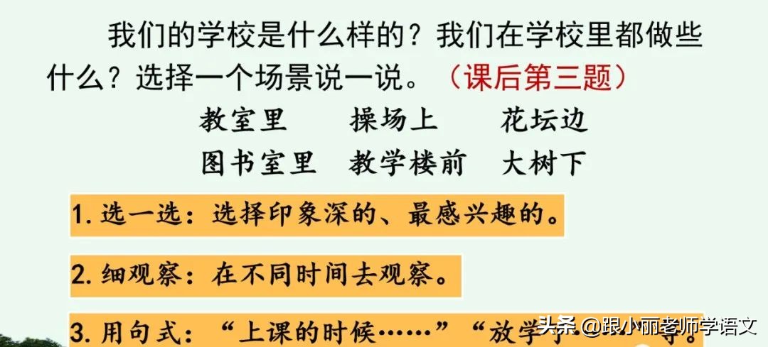 大青树下的小学重要背诵内容,大青树下的小学重点知识点