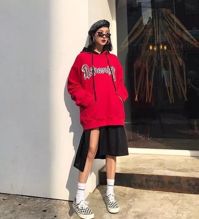 好看质感的卫衣,卫衣长了怎么穿好看