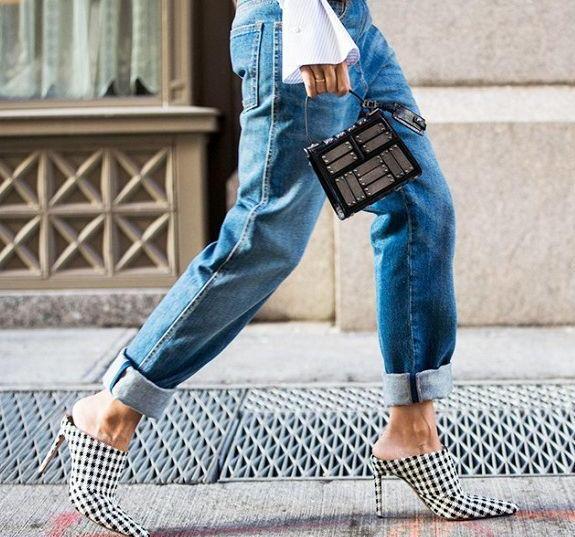 昆凌同款，千鸟格纹英伦风单鞋！千鸟格纹放在鞋子上一样好看