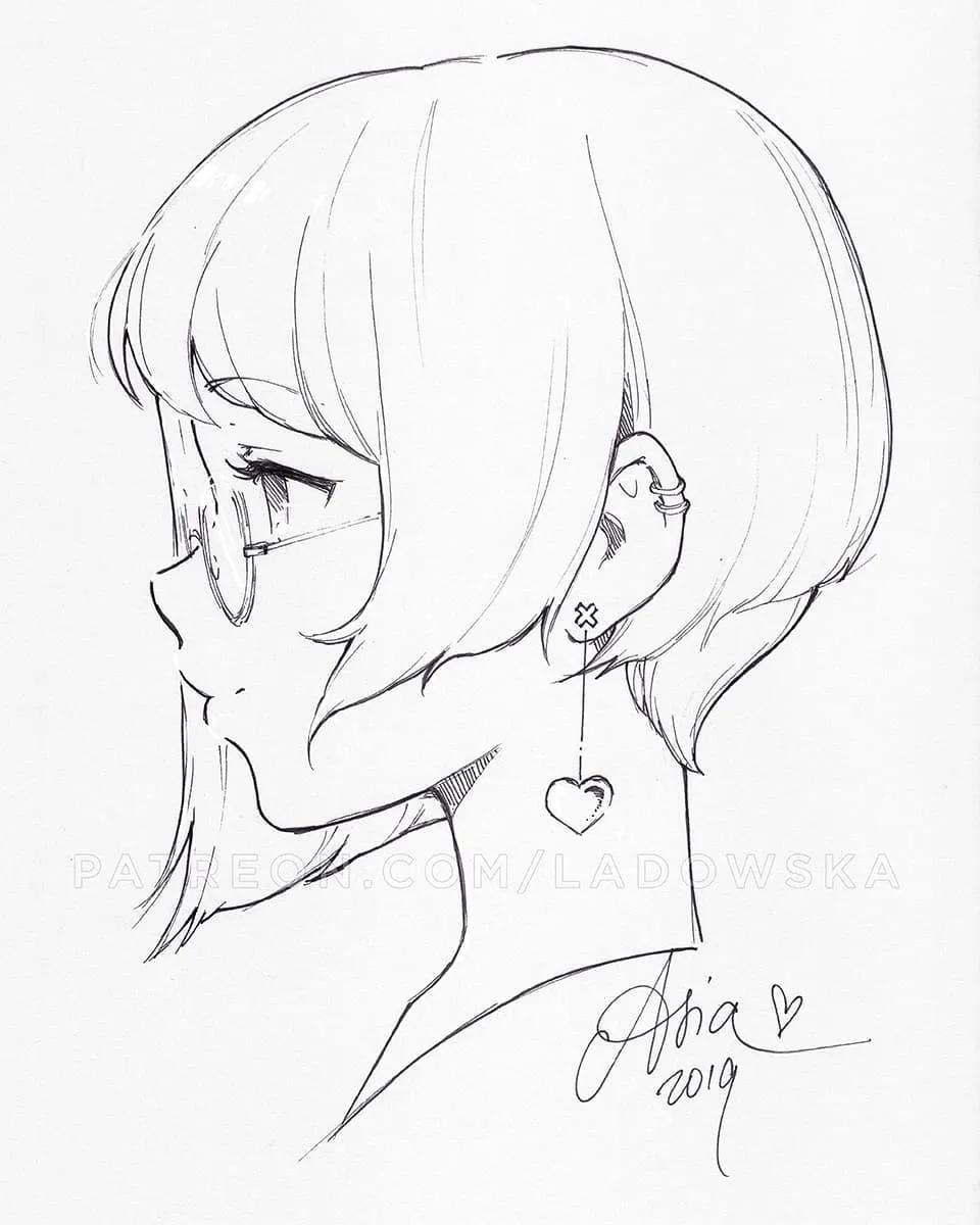 软萌可爱的动漫美少女怎么画,画可爱的动漫美少女特别简单