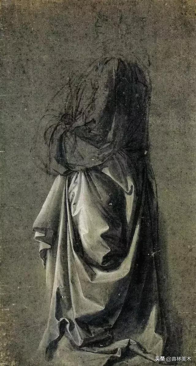 素描简单的衬布褶,素描衬布非常暗