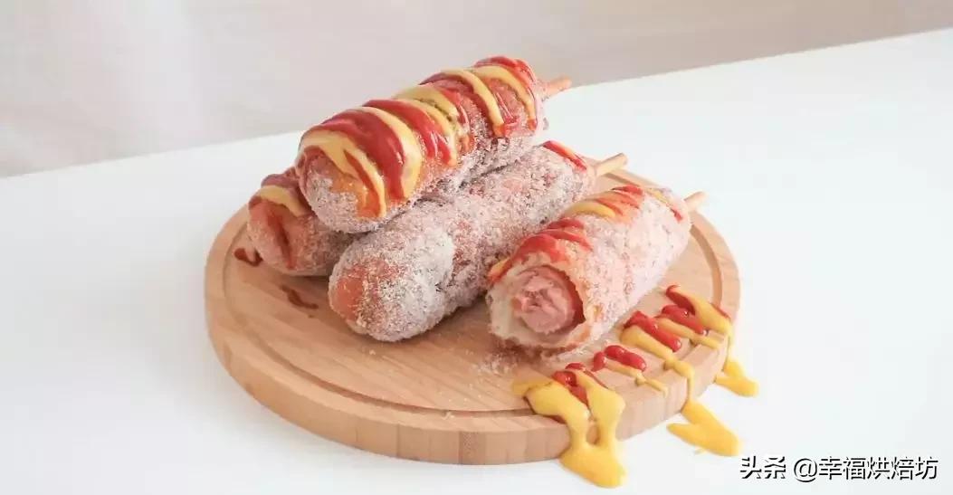 在家做韩国芝士热狗,关于热狗好吃的小零食