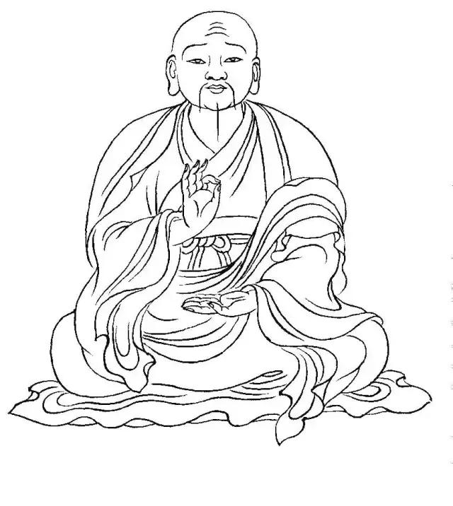 李公麟白描十八罗汉图,白描罗汉图全集