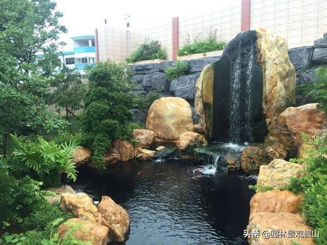 自己动手做墙壁假山流水景观,自己动手制作假山假石块