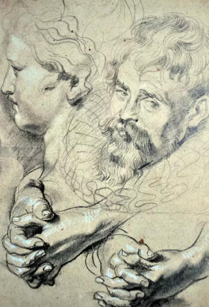 巨匠鲁本斯的素描作品图片,鲁本斯顶级素描