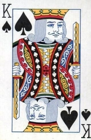 扑克牌上画什么比较帅气,扑克上的k画的是谁