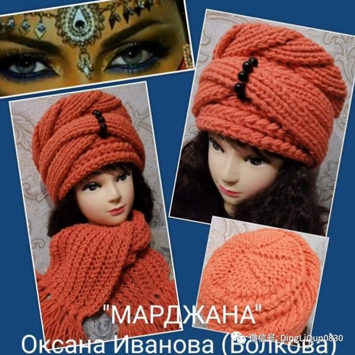 针织特色造型帽子,针织帽原创设计分享