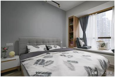 北欧轻奢风格客厅装饰画,北欧轻奢风窗帘