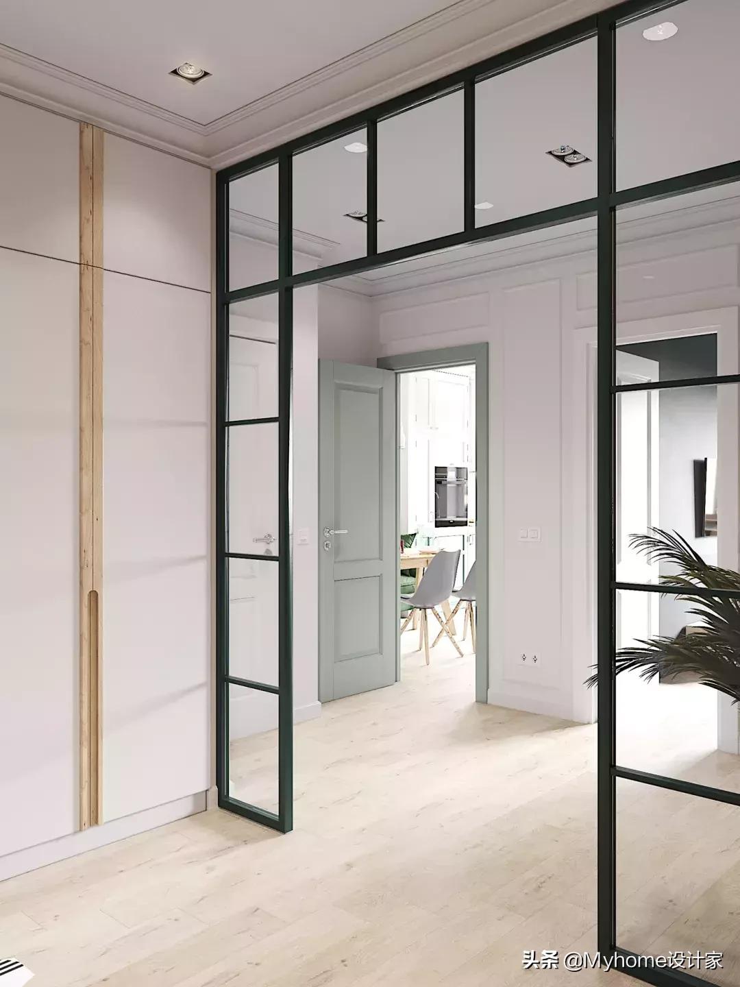 微甜低盐北欧风见过否？81m²绿抹茶色公寓，给你疗愈好心情！