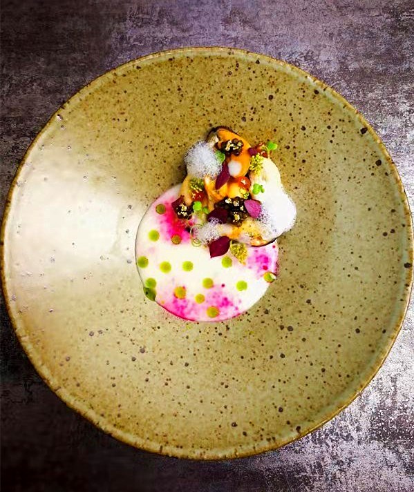 加鱼子酱的烤鸭,中西合璧鱼子酱做法