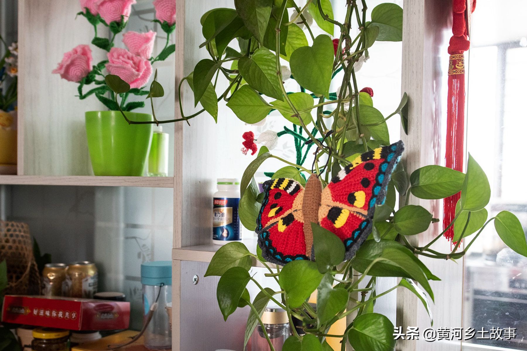 毛线手工编织高仿,毛线编织大姐