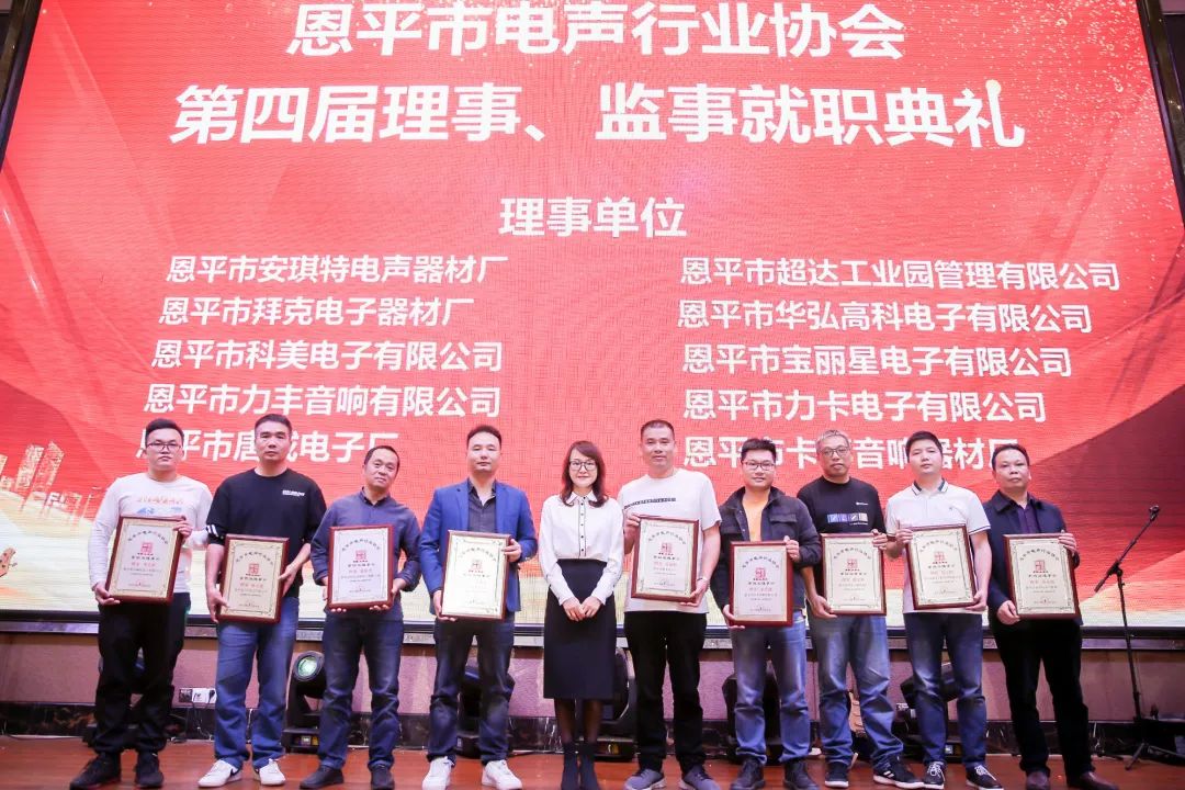 恩平电声行业协会成员,恩平协会
