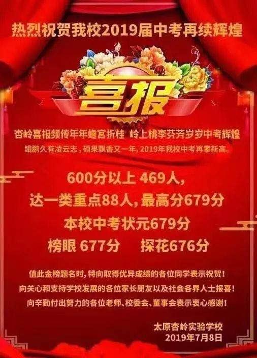 从中考喜报看不一样的太原初中（二）