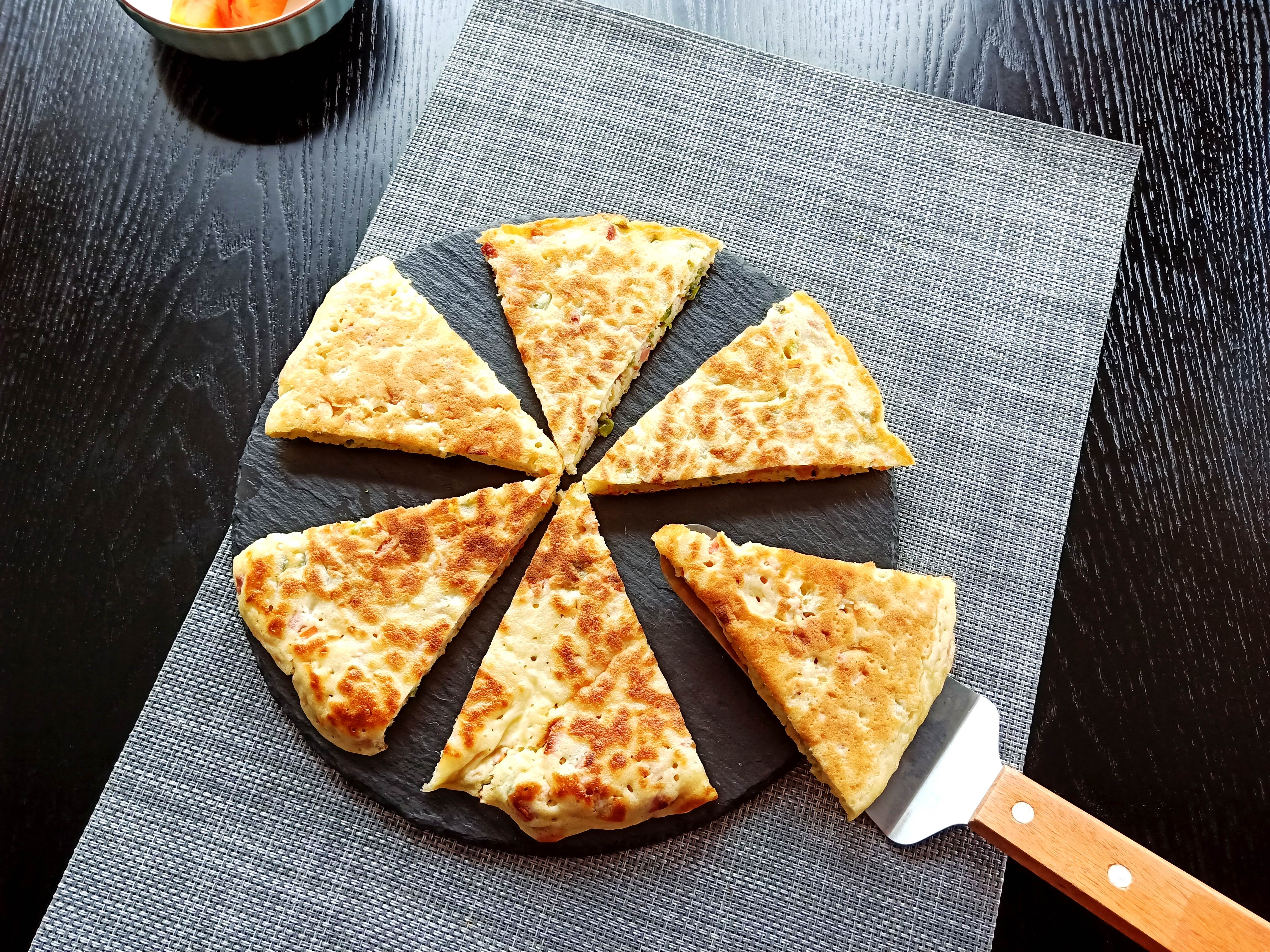 不用面粉做的披萨又简单又好吃,不用酵母粉的披萨饼做法