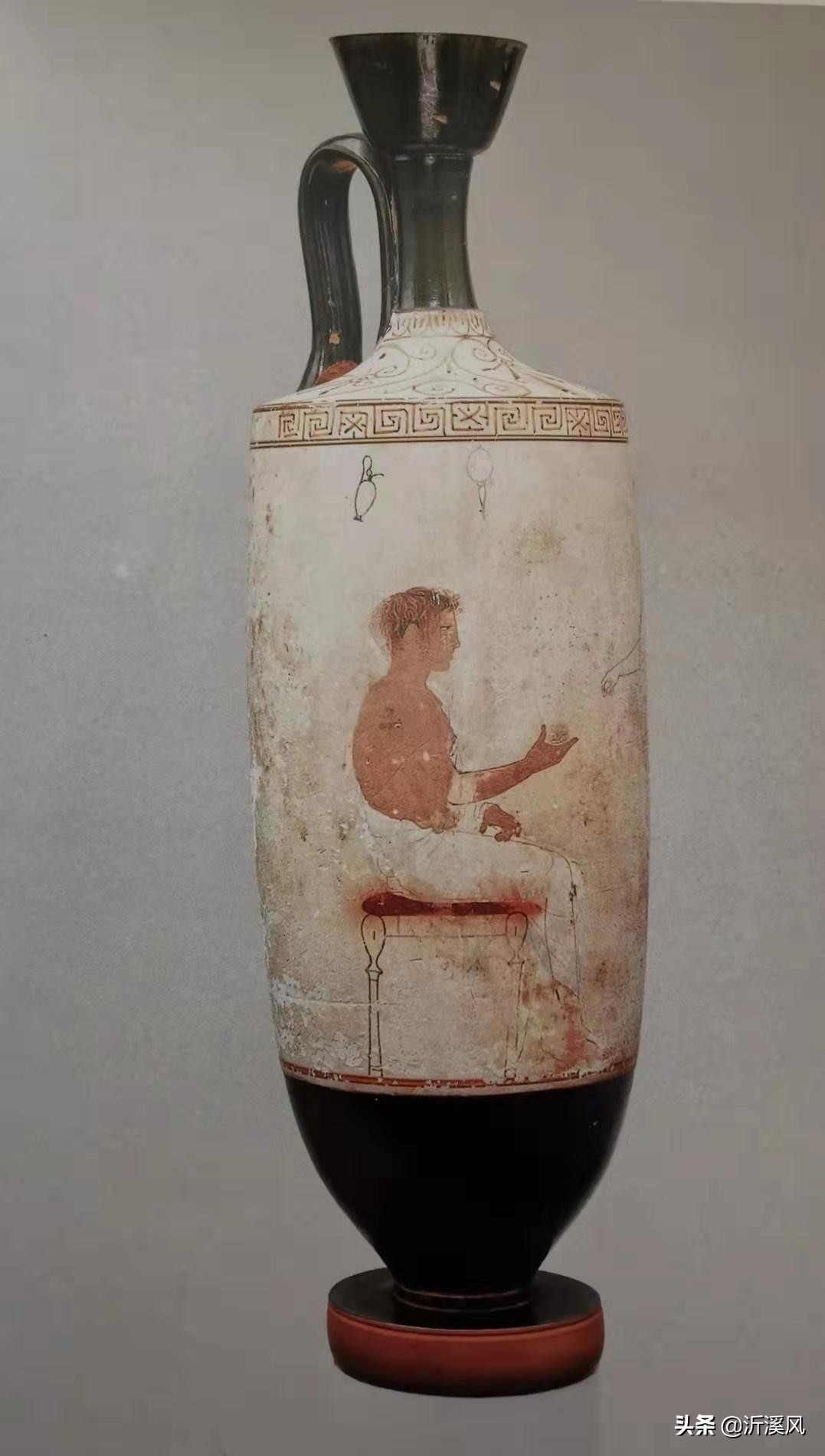 国宝级陶瓶图片欣赏,古希腊陶瓶几何风格