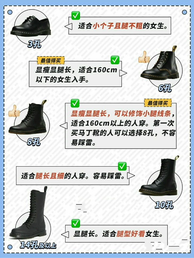 为什么穿马丁靴显腿短,为什么有的人穿马丁靴显胖