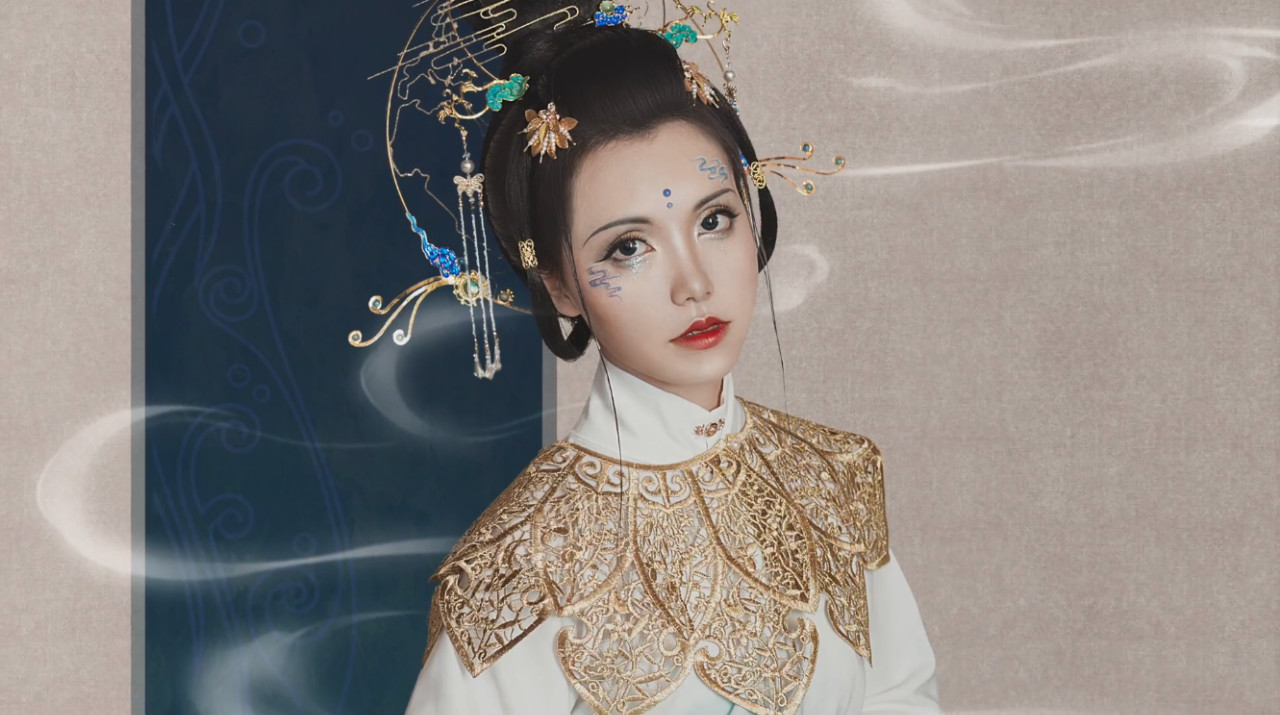 晴晴放弃了美妆,国宝晴晴小时候