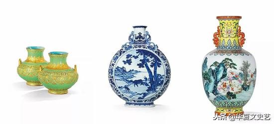 2018年拍卖的乾隆炉钧釉瓷器,近年拍卖乾隆珐琅描金瓷器价格