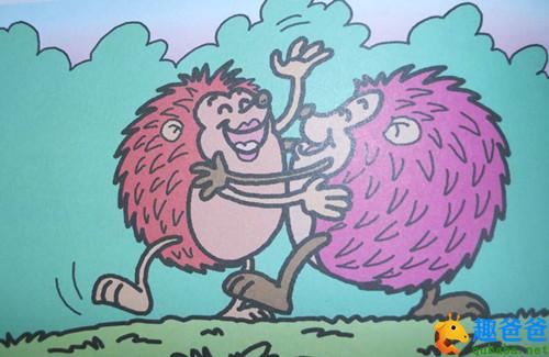 两只刺猬怎样拥抱才不会被扎,小刺猬的拥抱图片