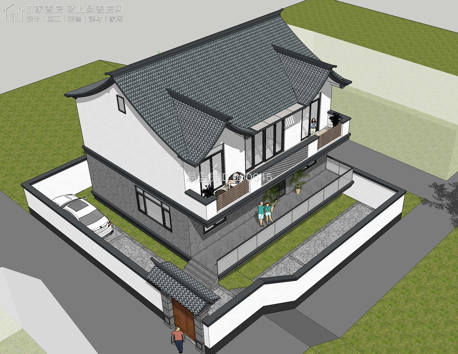 宅基地西高东低,坐西朝东宅基地设计图