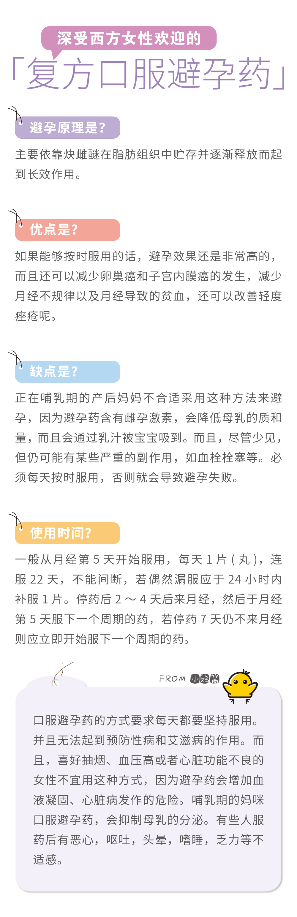 写在520之前：避孕药避孕套的正经使用指南（产后妈妈量身订制）
