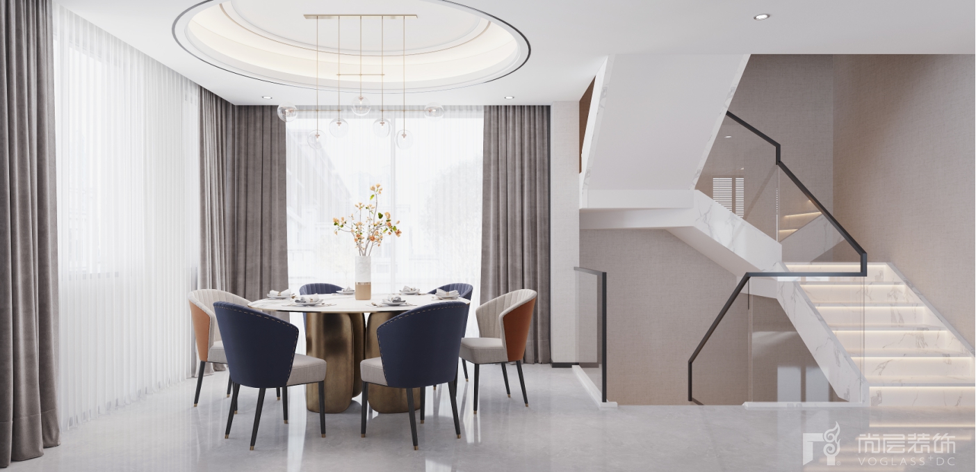 别墅豪宅装修设计图片欣赏｜640m²芙蓉山庄