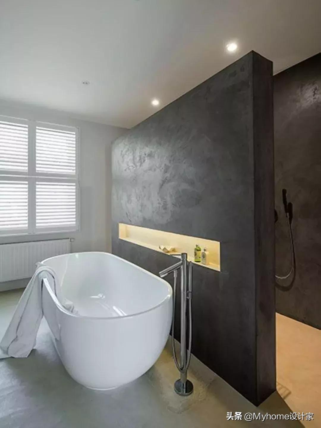 三分离卫生间怎么做实用效果图,6平方卫生间三分离装修效果图