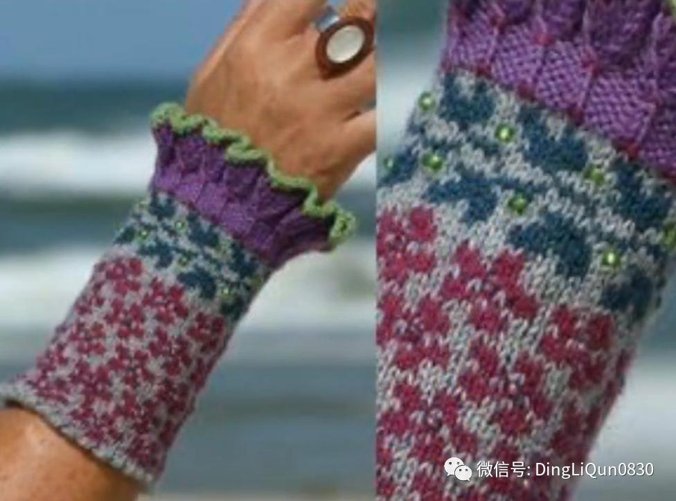 拼色帽子花样钩织教程冰丝线,双色线搭配的帽子钩织教程