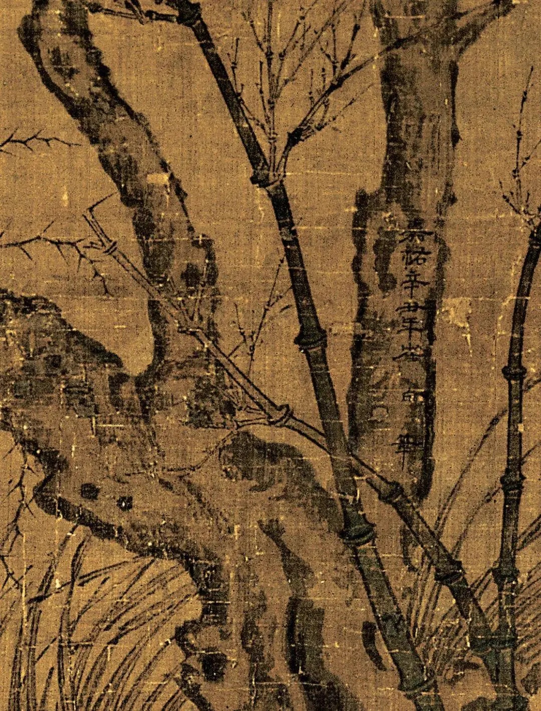 宋代崔白的双喜图不同画法,野趣紫砂壶