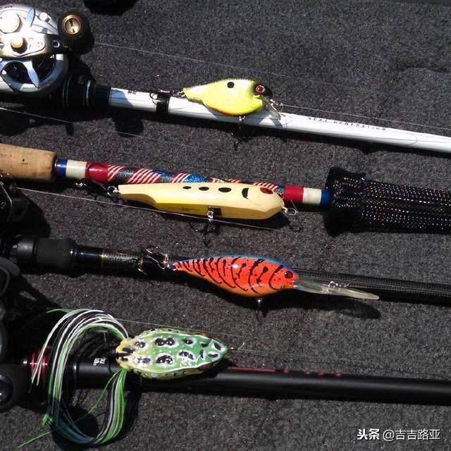路亚新手入门教程路亚上饵,最常用的三种路亚拟饵