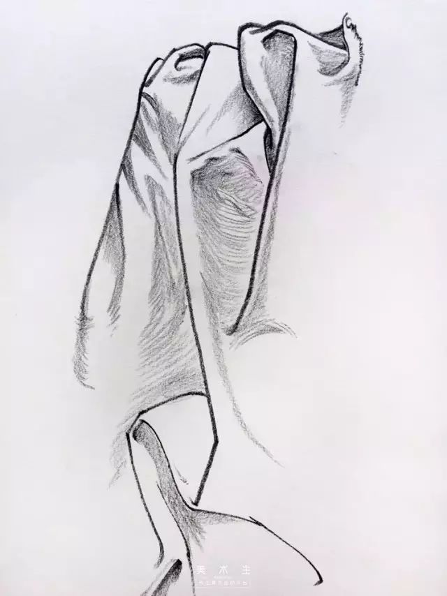 大块衣褶画法,衣褶不好看