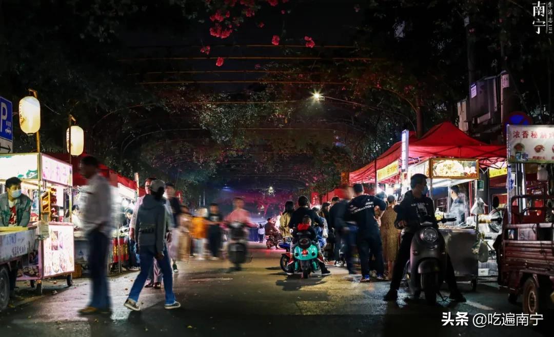 南宁最新最火的夜市街,曾经这条街很热闹现在却冷清