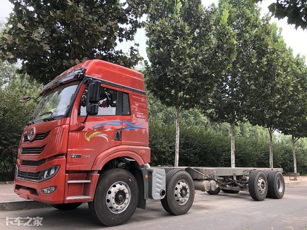 解放悍v轻量化8x2自卸车,解放悍v载货车9米6高栏