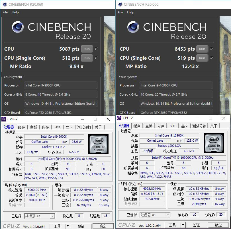 i9-10900k对比i710700k,i9-10900k有苹果处理器强吗