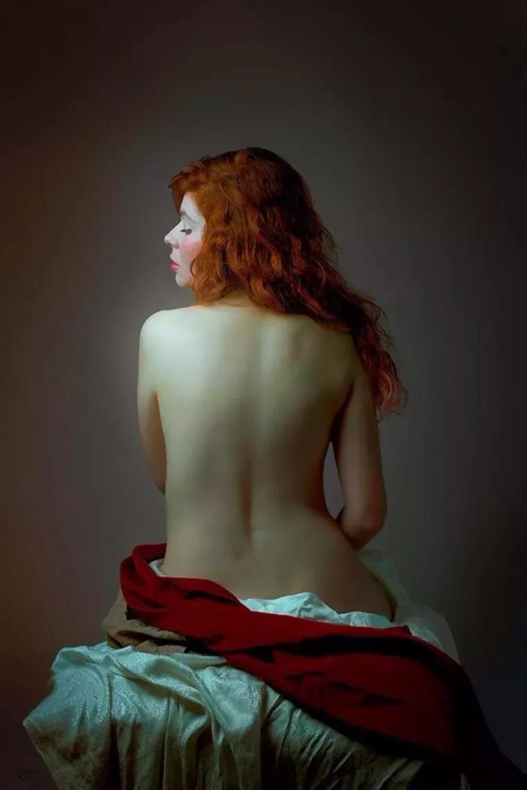 人体艺术摄影，美得尤如油画！