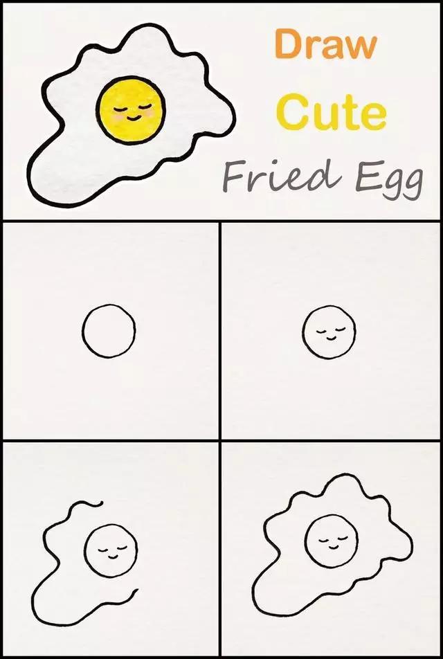 二次元简笔画初学者怎么画,简笔画入门一步一步教你画